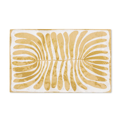 TOWN & COUNTRY Luxe Livie Matisse Cutout Everwash Non-Slip Backing Washable Multi-Use Kitchen Mat