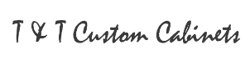 T & T CUSTOM CABINETS logo