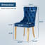 Chaises de salle à manger, chaise de salle à manger rembourrée haut de gamme avec anneau clouté-531111163-528942988-511006614