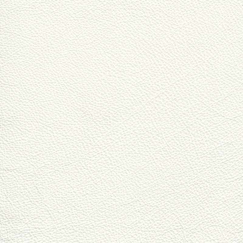 Ensemble de canapé et de deux chaises 100% cuir fleur Buxton, Blanc