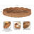 Scalloped Round Rattan Tray