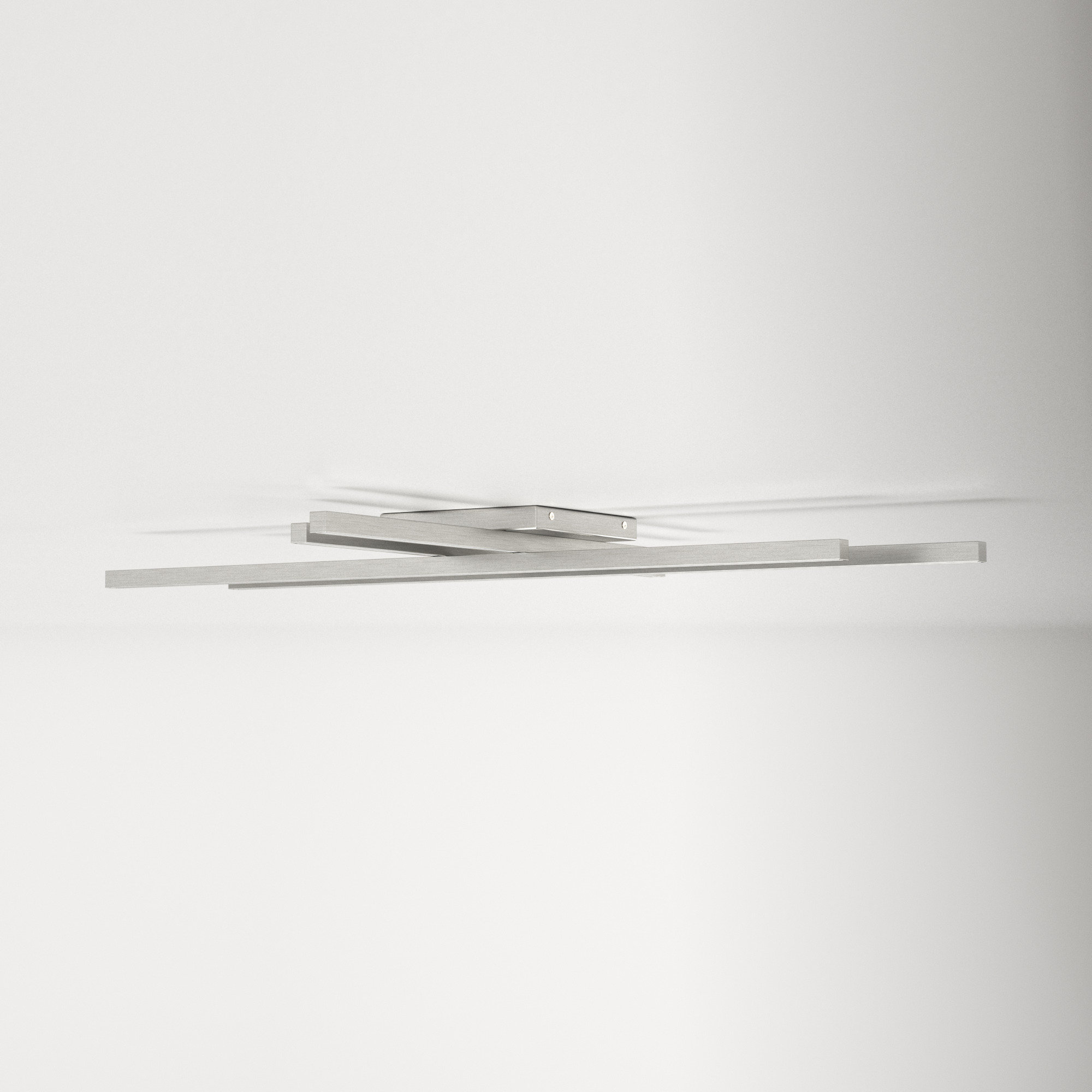 Rendon Single Light LED Flush Mount, Brushed Nickel, 42"