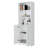 White 2-Door Bookcase-393921615