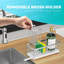 Porte-éponge 304 pour évier de cuisine - Porte-évier de cuisine avec porte-brosse haute et distributeur de savon-112888105