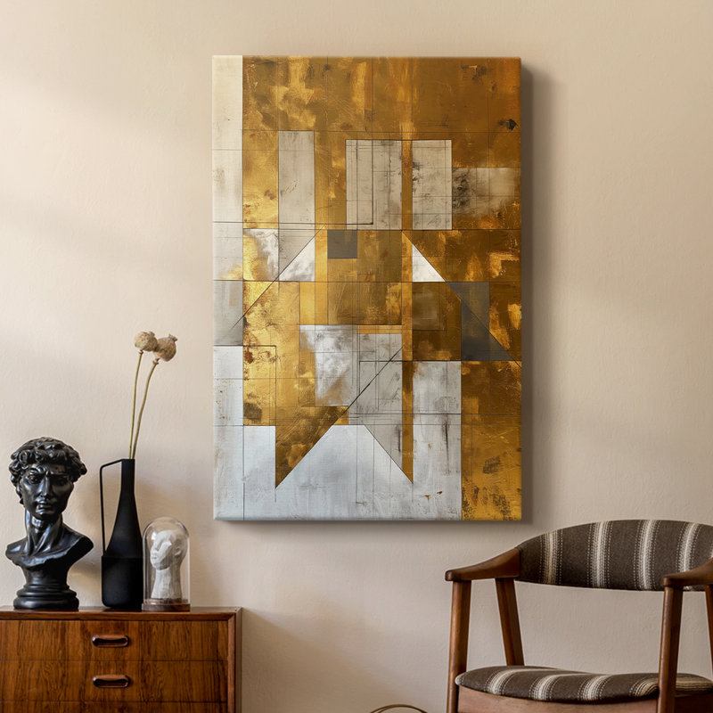 ABSTRACT Series CXV -Custom Wrapped Gallery Cavas, 18" H x 12" W