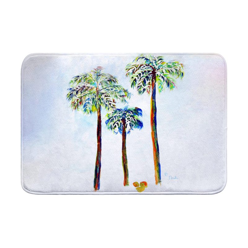 Tapis de bain Three Palms, L 36 po x l 24 po