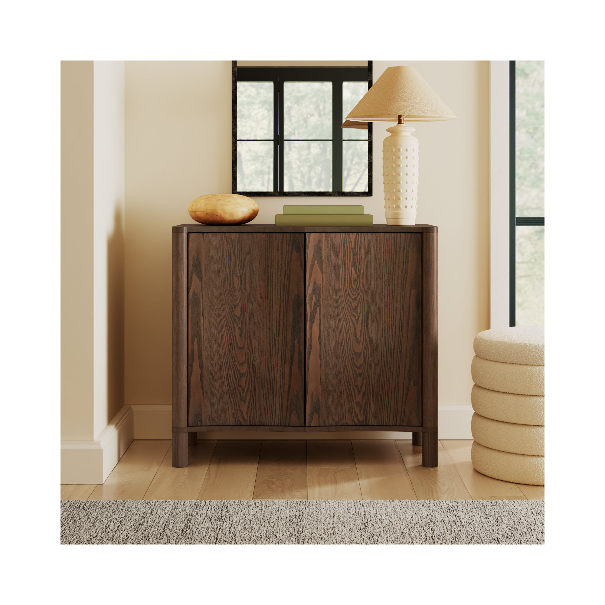 Becki Owens X Livabliss Sonador Cabinet, Brown