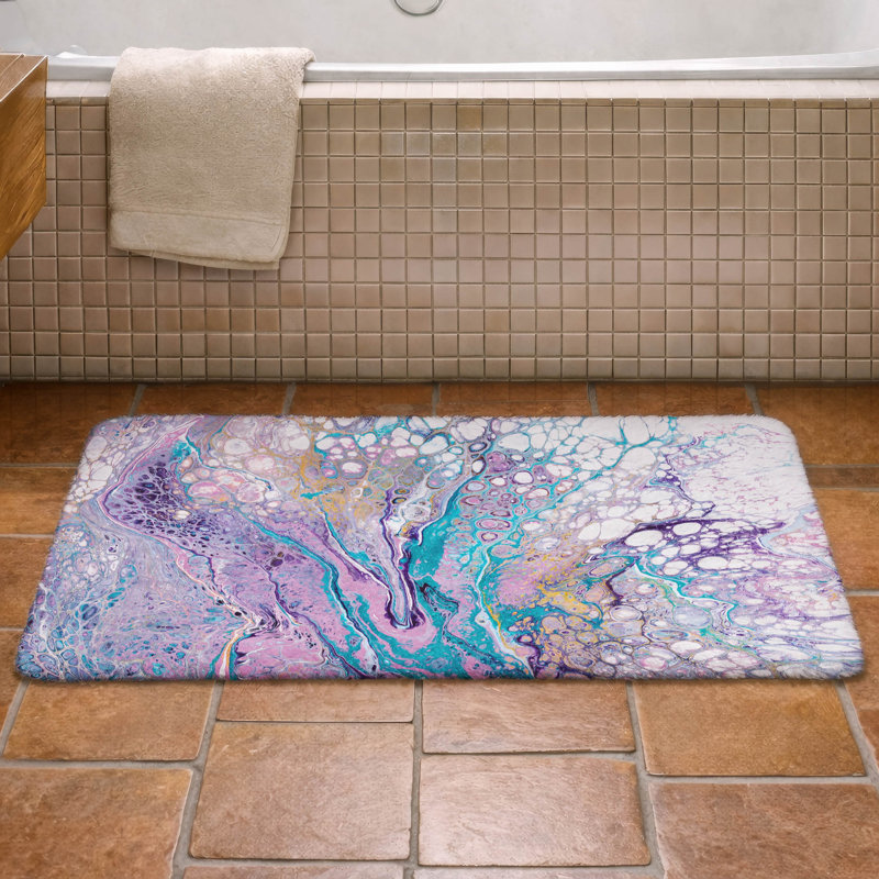 Premium Machine Washable Dream Shag ADS64 Abstract Rug, 2'6" x 3'10"