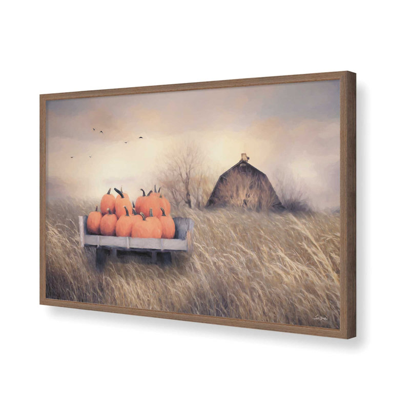 «Autumn Haul I» par Lori Deiter, reproduction d'art, L 30 po x H 20 po, Brun, Impression encadrée