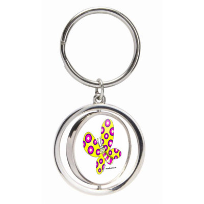Personalized Butterfly Small Spinning Key Chain