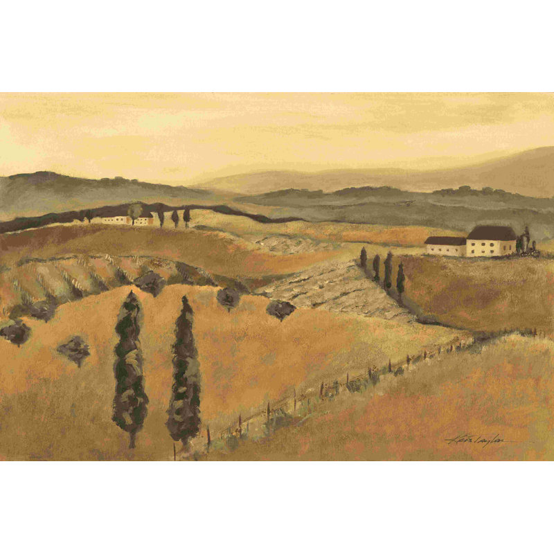 Golden Tuscany Après-midi (NA) I, H 32 po x l 48 po