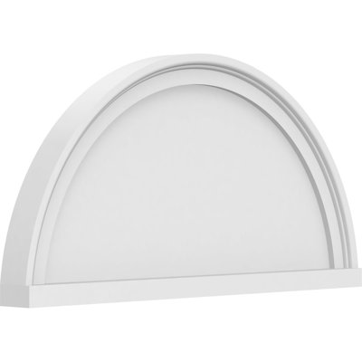 Semi-Circle with Smooth Architectural Grade PVC Pediment