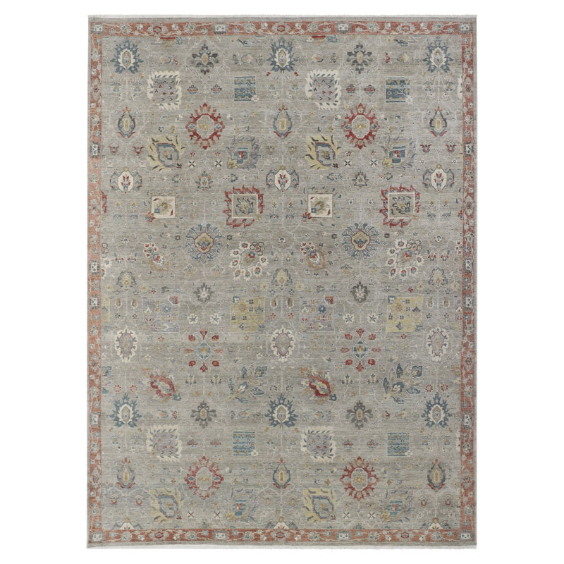 Gray Antique Revival Wool Rug