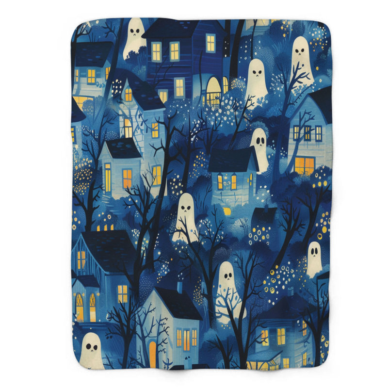 Spectral Village - Couverture Sherpa 1 pièce de qualité supérieure 0210, L 60 po x L 80 po