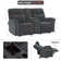 Endrik 78.3" Width Wall Hugger Power Reclining Loveseat with Console, for Small Spaces Living Room and RV