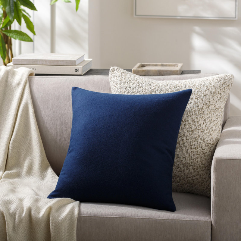 Coussin Alcona, 20 po x 20 po, Housse de coussin seulement - sans coussin, Vert gazon