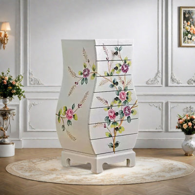 American-style painted cabinet