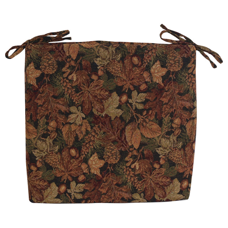 20-Inch By 19-Inch Tapestry Chair Cushion
