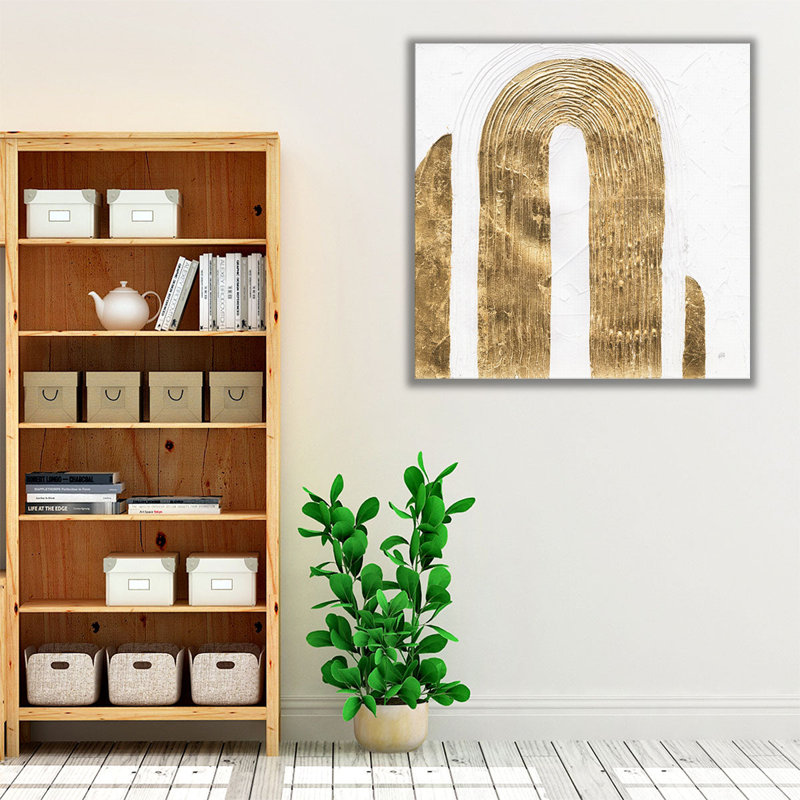 «White on White I», reproduction d'art sur toile, H 40 po x l 40 po