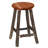 Fireside Lodge Hickory Log Counter Stool - Wood Seat - Cinnamon - Standard-637119702