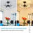 Agle Glass LED Semi Flush Mount