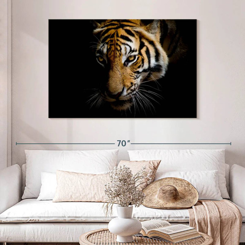 Brampt Sumatran Tiger, 32" H x 48" W