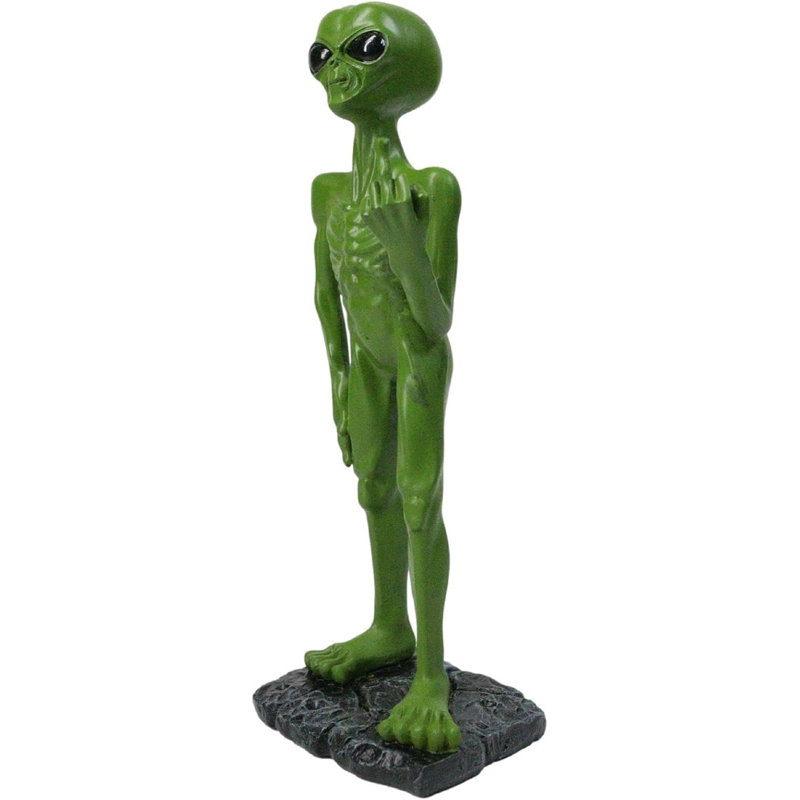 Figurine UFO d'espace vert UFO