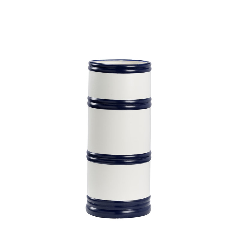 Vase de table Regatta 3 - Bleu marine / blanc