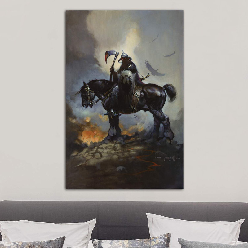 «Concessionnaire de la mort» - reproduction d'art, Toile tendue, H 60 po x l 40po x P 1,5 po