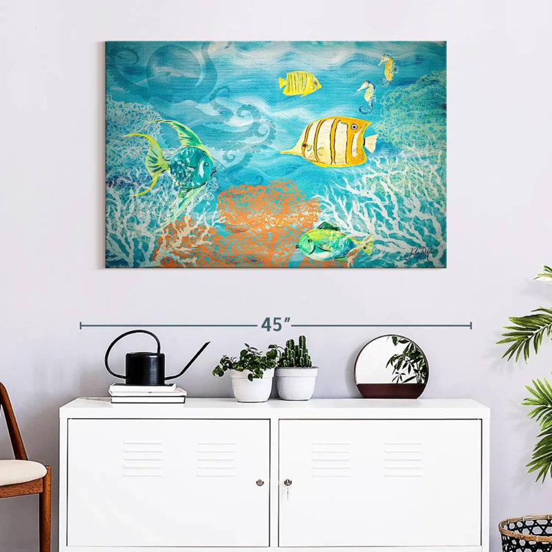 Brampt Fish Under The Sea, 26" H x 39" W