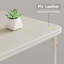 Table pliante 34 po pour 4 personnes, bureau carré pliable portable, sans assemblage, beige-130173170