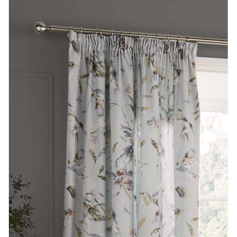 Tafuna Cotton Blend Room Darkening Curtain Pair, 229 x 229cm