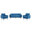 Ensemble de salon rembourré capitonné 78 po avec 2 fauteuils-513408036