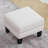 Fabric Ottoman Beige