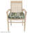 Outdoor Patio 20" x 20" Square Tufted Seat Cushion Set - Neutral Abstract-1843591832