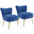 100 % polyester bleu est en rupture de stock