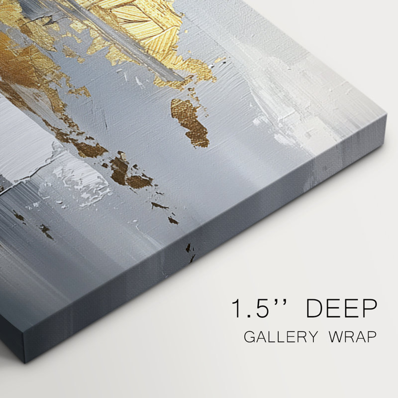 Abstract Series CLXIV -Set Of 3 Gallery Wrapped Canvas -Ready to Hang, 27" H x 18" W