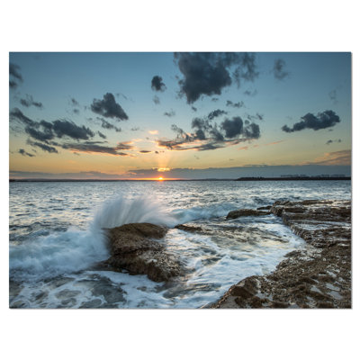 " Bright Sydney Sunset Over Sea "