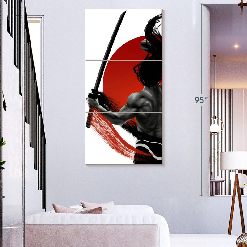 Samurai Sword Blade, 62" H x 30" W