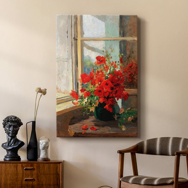 Impression florale rétro CCDLXIV - galerie Cavas sur mesure