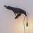 LED Raven Table Lamp Christmas Decorations Resin Novelty Lamps Crow Bird Desk Lamp(2024 US Plug)-982393741