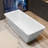 66" X 29.5" Freestanding Soaking Acrylic Bathtub