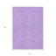 Tapis intérieur lavable 3 pi x 5 pi lavande et mauve