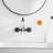 Wall Mounted Kitchen & Bathroom Sink Faucet With Double Cross Handle-105843356
