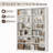 72" H x 47.2" W Wood Double 6-Tier Bookcase(set of 2)-1149069057