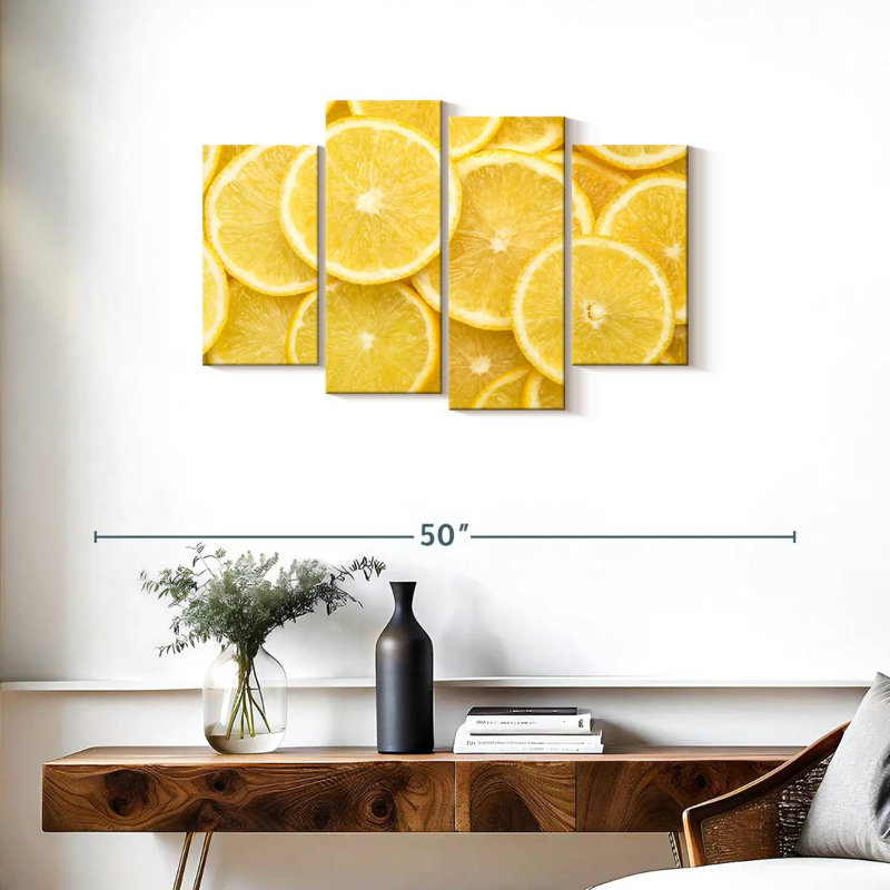 Yarlin tranches de citron, H 22 po x l 36 po