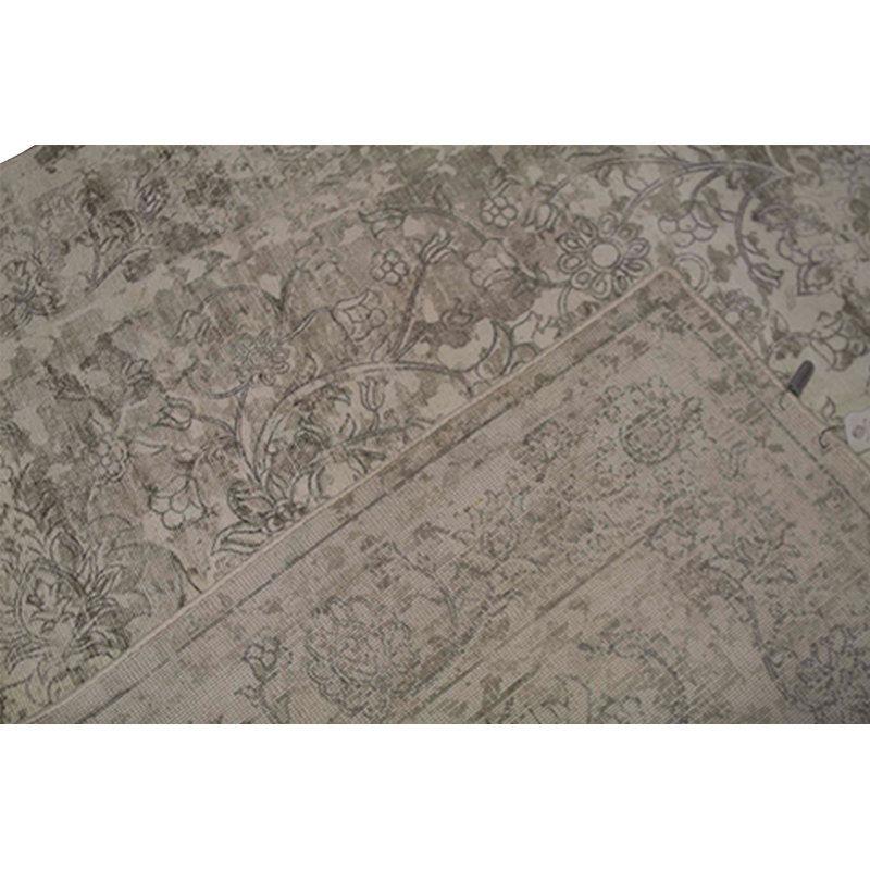 Tapis ivoire et argent noué à la main de haute qualité Riviera
