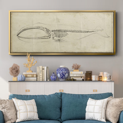 Whale Study I - Toile encadrée