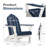 Rakesh HDPE Folding Adirondack Chair-2092843312