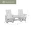 Double Glider With Centre Table On A Base-1912440701